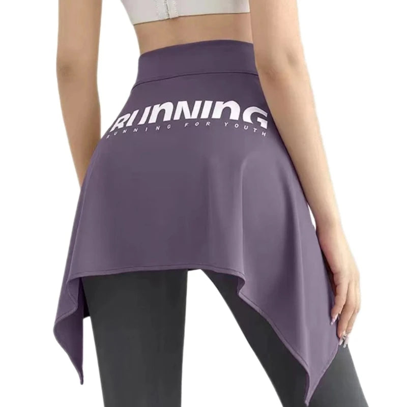 Jupe sportive portefeuille femme – Style Y2K, asymétrique et confortable