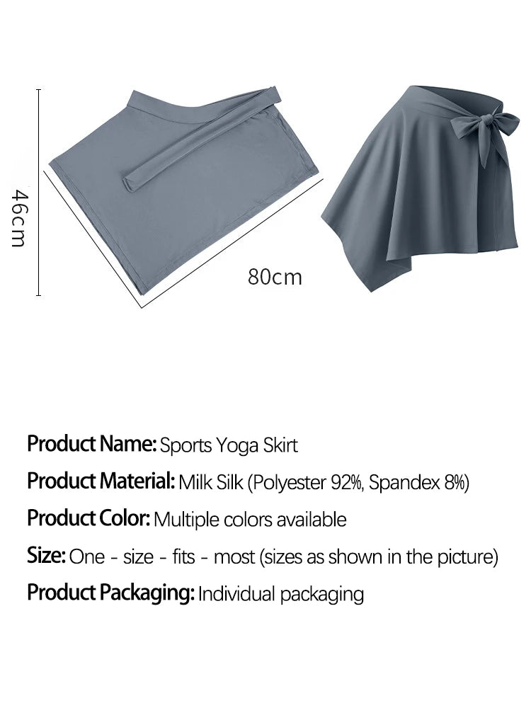Couvre-fesses sportif extensible avec nœud – Accessoire de sport femme