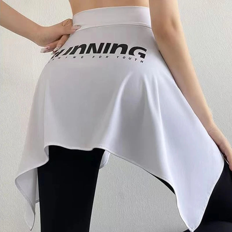 Jupe sportive portefeuille femme – Style Y2K, asymétrique et confortable