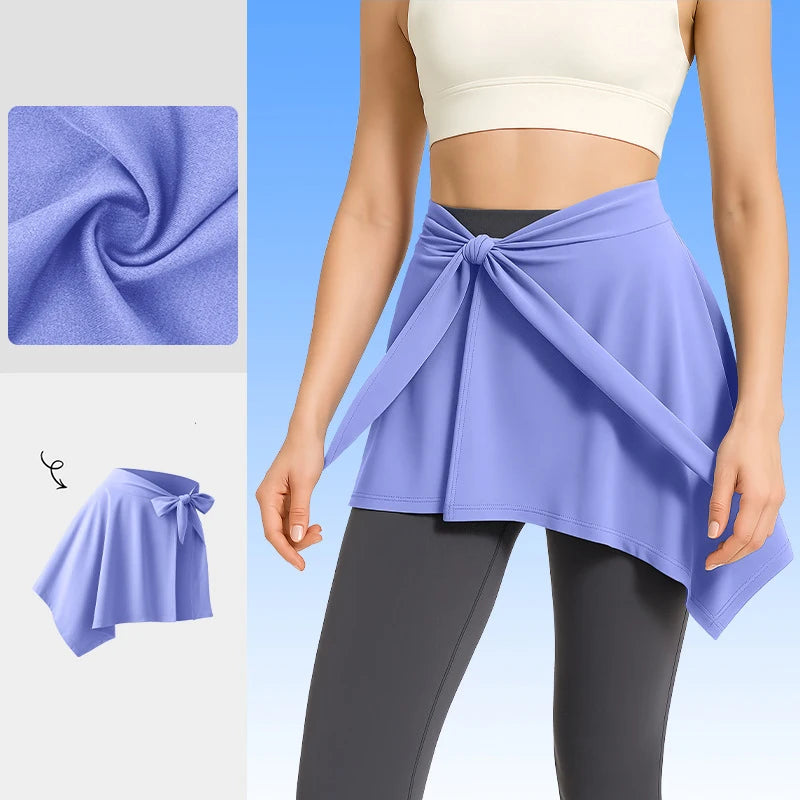 Couvre-fesses sportif extensible avec nœud – Accessoire de sport femme