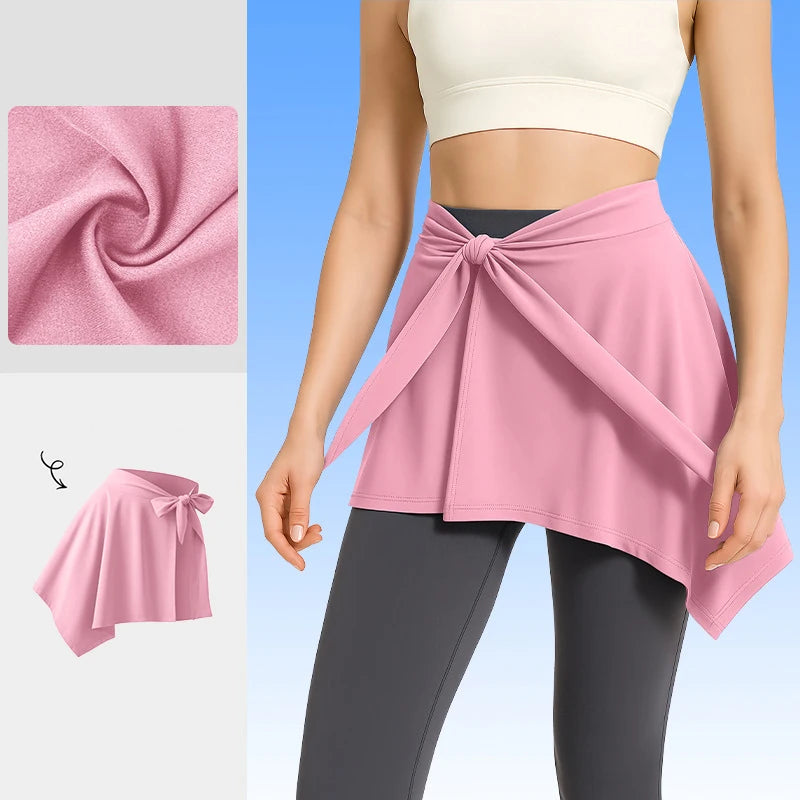Couvre-fesses sportif extensible avec nœud – Accessoire de sport femme