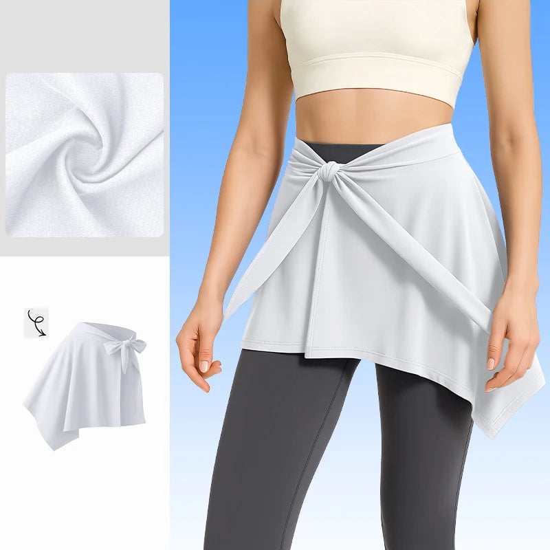 Couvre-fesses sportif extensible avec nœud – Accessoire de sport femme