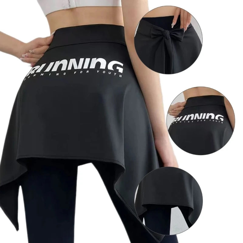 Jupe sportive portefeuille femme – Style Y2K, asymétrique et confortable